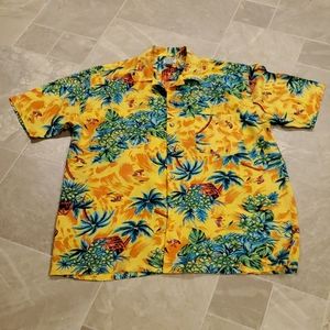 Men's Pacific Scene Hawaiian Shirt Size L